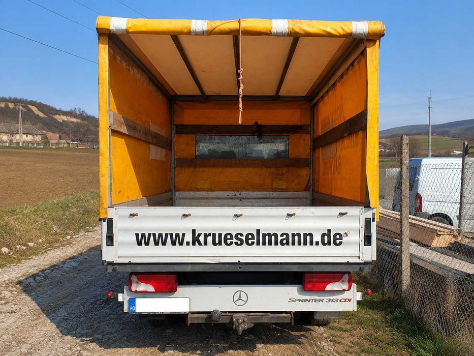Mercedes Sprinter DOKA 313CDI | 7 locuri | Euro 5 | 2012| Cărlig tractare | Prelată | Euro 5 | Tahograf |