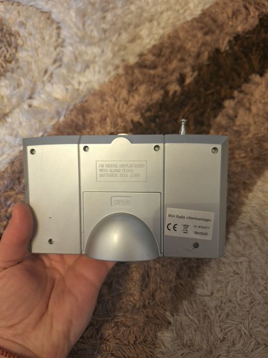 Mini radio ceas, alarma