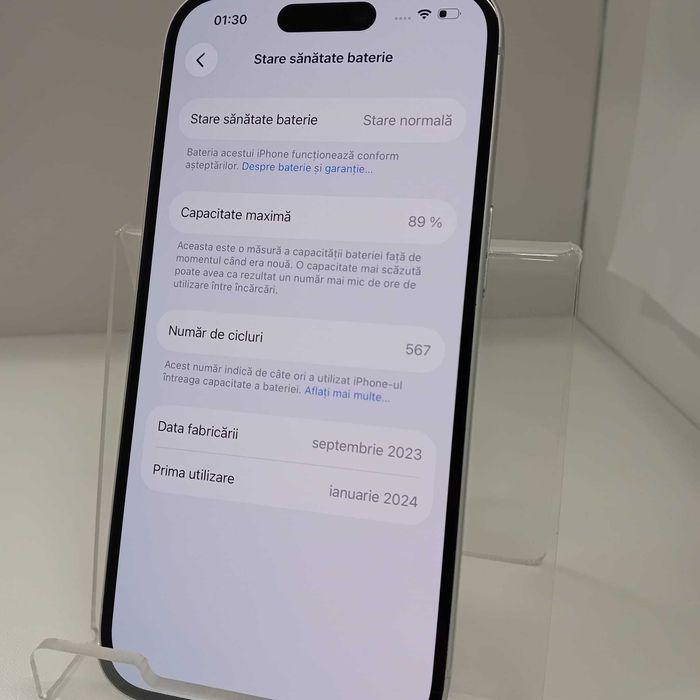 Iphone 15 128Gb (ag49 Esplanada b.7719) Garantie 2 Ani