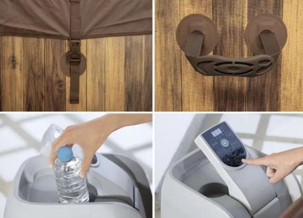 НОВО Суперлуксозно  джакузи HELSINKI 1.80М-66см