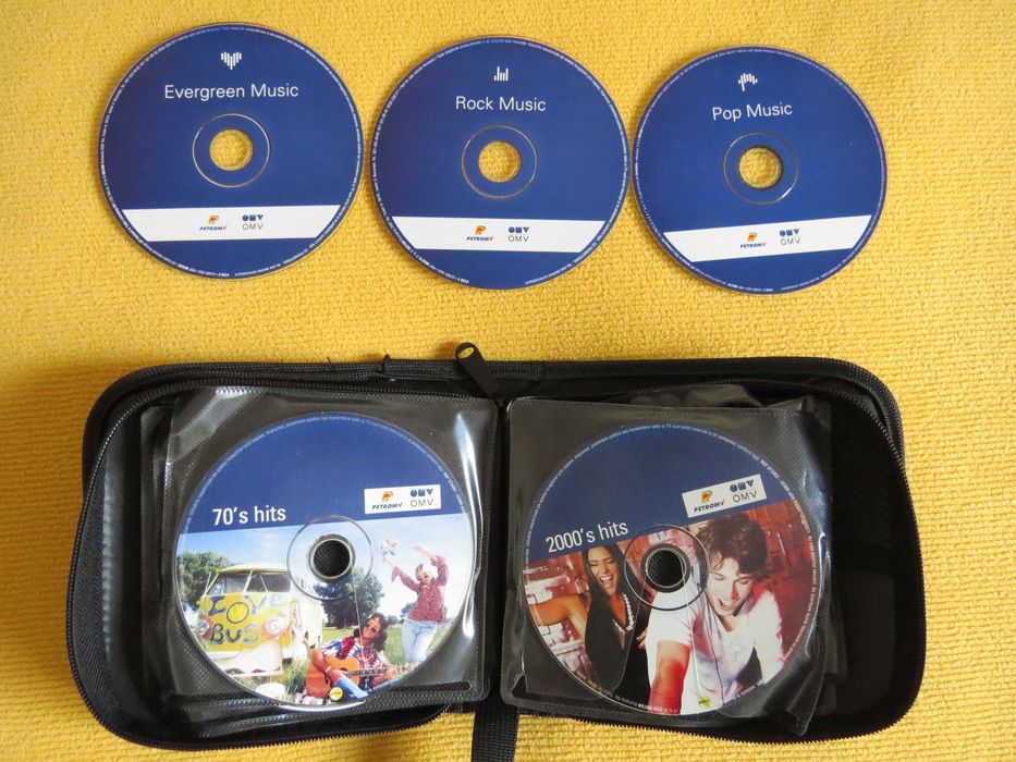 Mapa cu CD-uri, Muzica diverse genuri POP/ROCK/DISCO