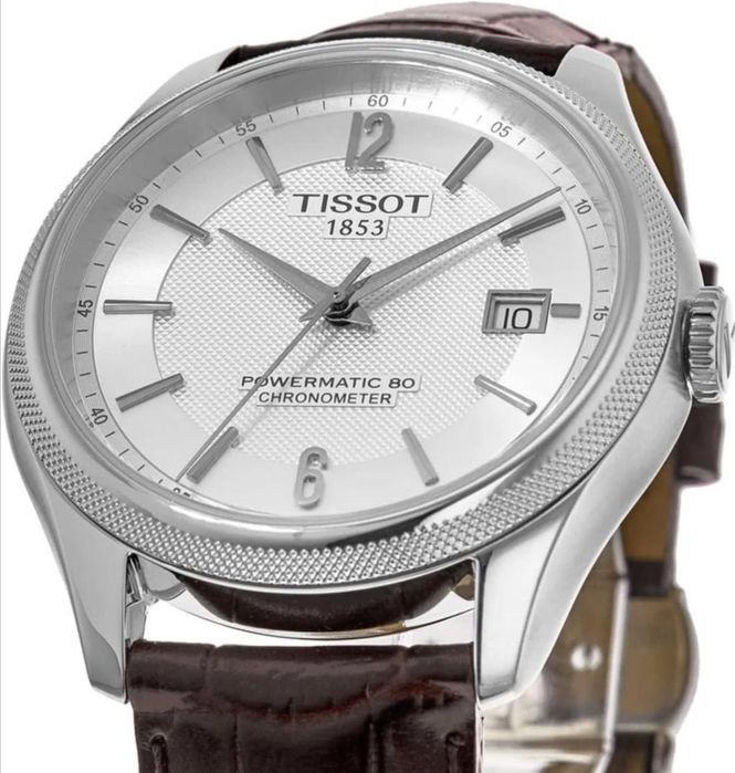 КАТО НОВ COSC TISSOT BALLADE powermatic 80 powermatic80 C07.811 silver