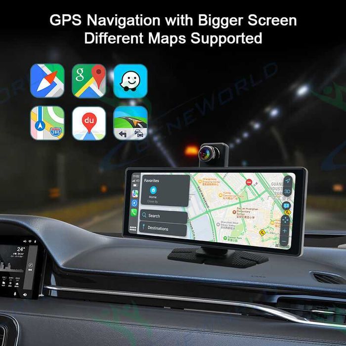 Navigatie AUTO Universala 360° Apple Carplay/Android Auto