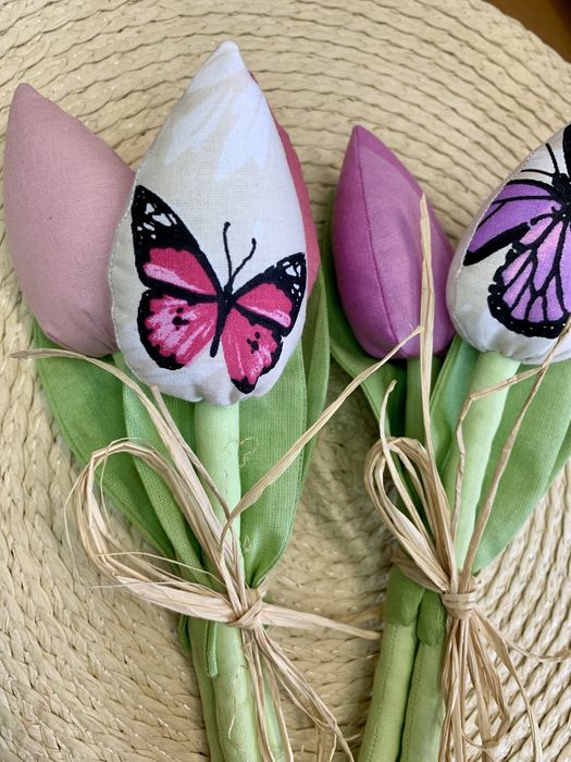 Лалета от плат / текстилни цветя