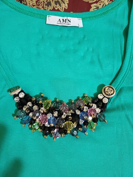 Майка турецкая зеленая.