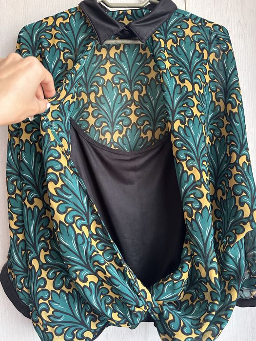 Дамски Ризи с кожени детайли