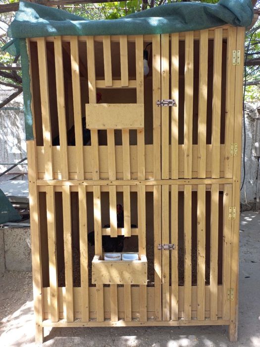 Qafaslar dakan boqish uchun sotiladi yangi yasalgan zimni letni