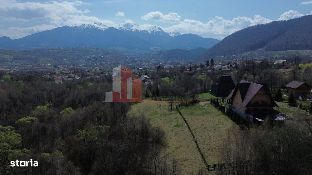 Teren Premium 1.200 mp | Bran - Predelut | Vedere spre Bucegi și Piatr