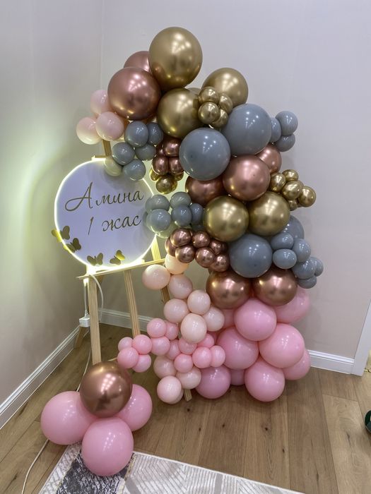 Гелевые шары.Фотозона