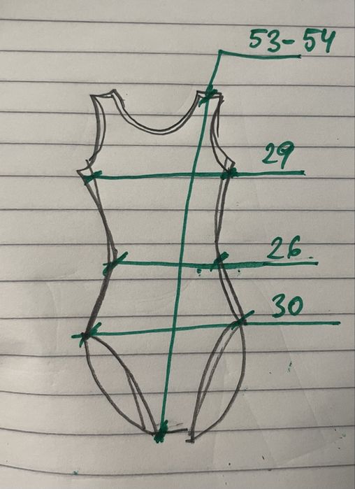 Costum gimnastică ritmică – vârsta 7-9 ani
