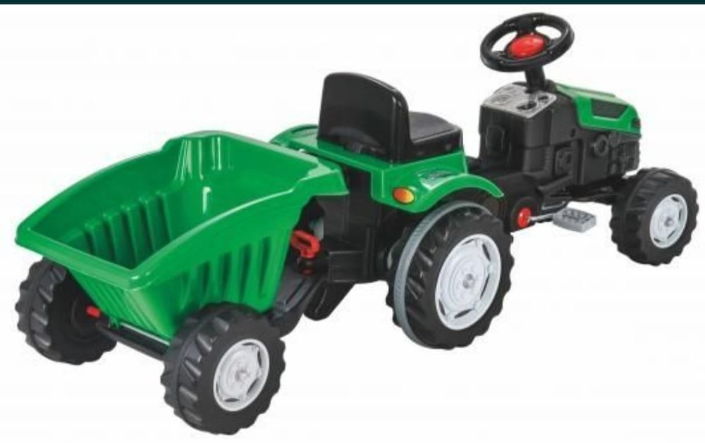 Tractor cu pedale și remorca