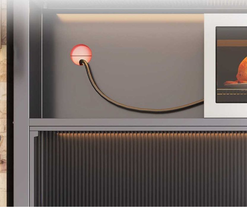 Po‘lat materialli oshxona shkafi/Буфет из стали для хранения на кухне