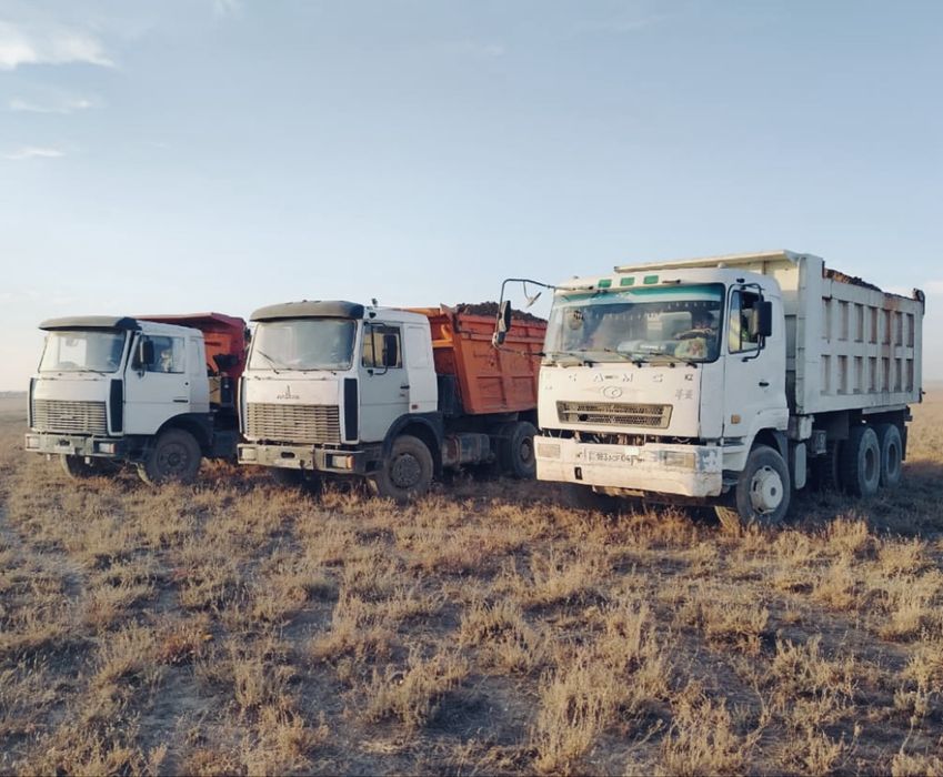 Услуги перевозки груза самосвалами SHACMAN,CAMC,МАЗ,ЗИЛ