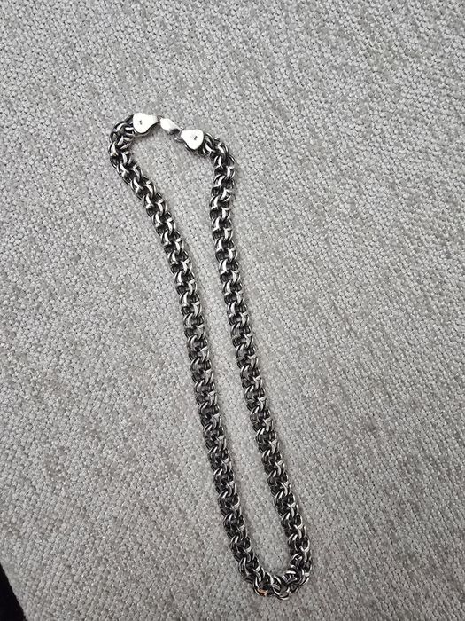 Продам серебрянную мужскую цепь