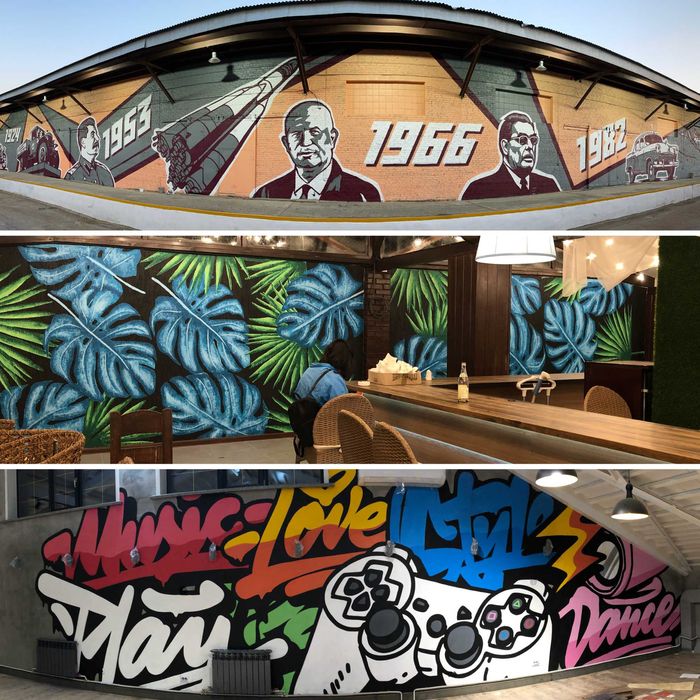 Художник, Роспись стен, Граффити, Мурал