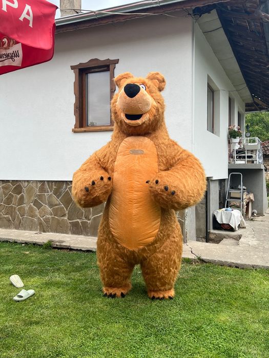 Надуваеми панда и мечока от маша