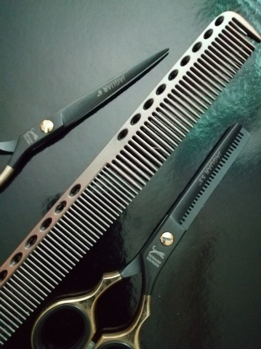 Set foarfeci jaguar tuns filat pieptăn 6