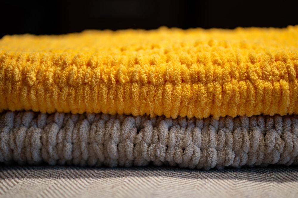 Păturică pufoasă handmade bebelusi