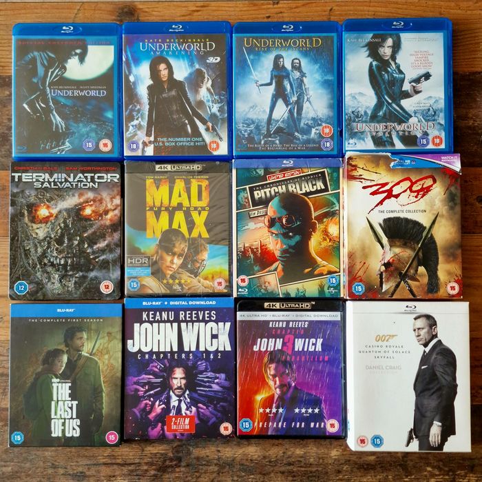 Blu Ray , 4к и DVD Филми