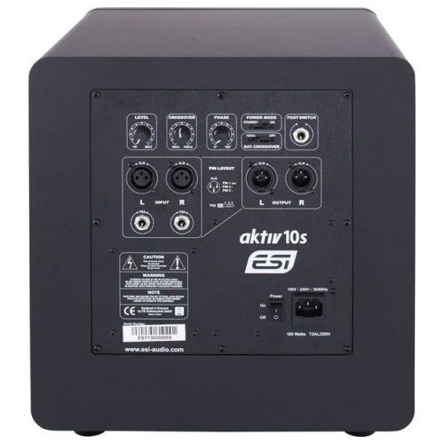 ESI aktiv 10s Subwoofer activ de studio 10 inch 150W