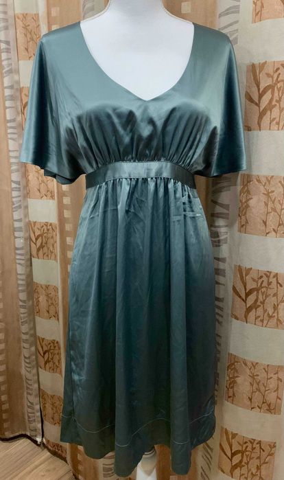 Doua rochite pentru ocazii H&M argintiu/turcoaz