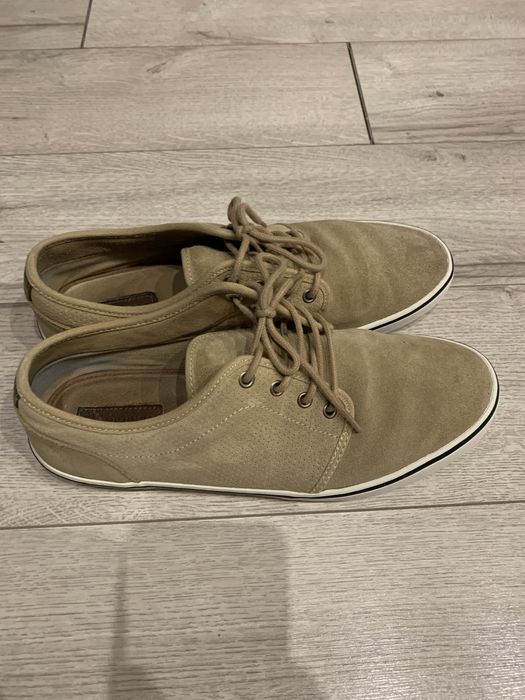 Tenisi Bershka piele naturală