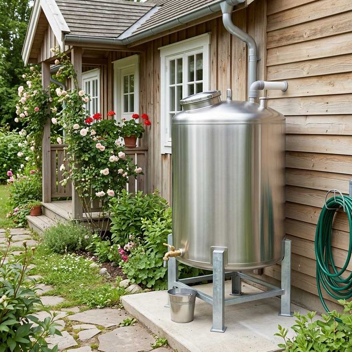 Бак питьевой воды из нержавейки Емкость 500-800л Suv baki Nerjaveyka