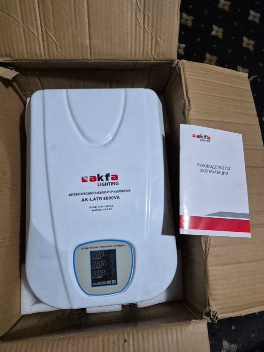 Продается автоматический стабилизатор напряжения AKFA 8000VA
