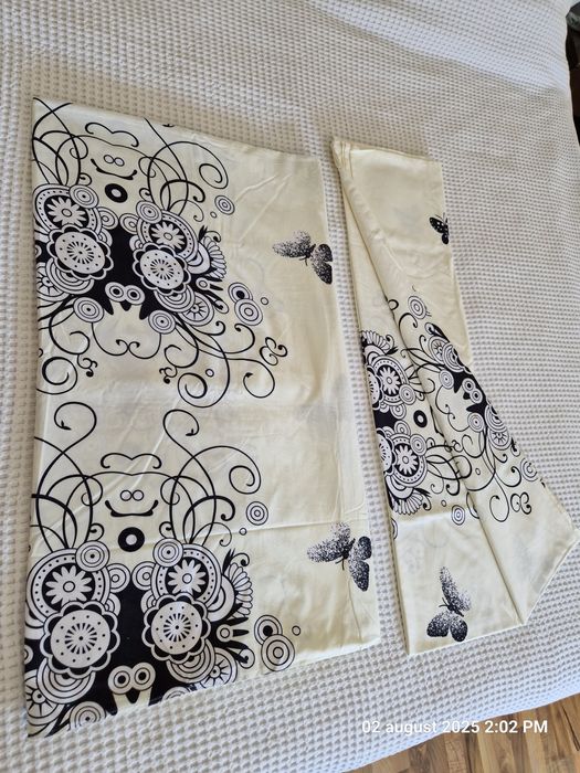 Lenjerie pat 220 x 240 doua persoane, 6 piese