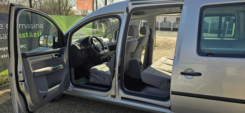 RATE&CASH avans 0 Vand Vw Caddy Life an 2008 motor 1900 cm3 diesel 55 kw ( 75 c,p motor simplu ) euro 4 clima