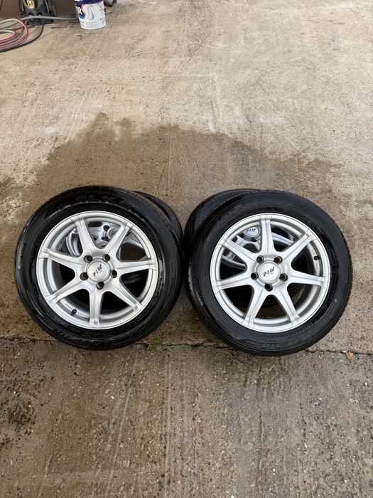 Jante 5x112 volkswagen cu anvelope 205/55/16 dot 2025 Falken in stare impecabila
