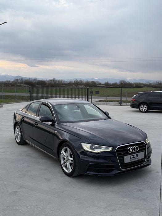 Bot complet fata completa Audi A6 C7 capota bara fata trager aripa far matrix bixenon
