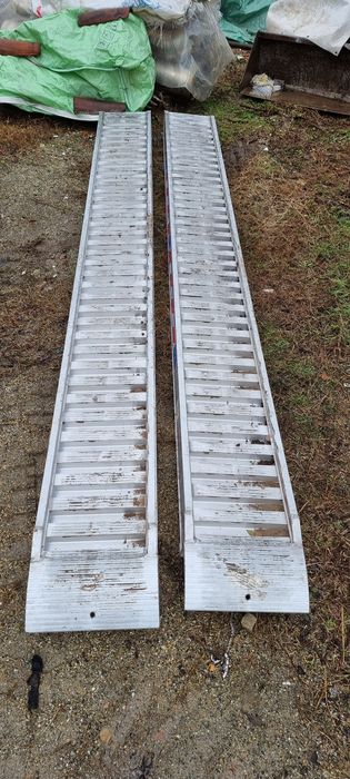 Rampe de aluminiu pentru încărcare miniexcavator