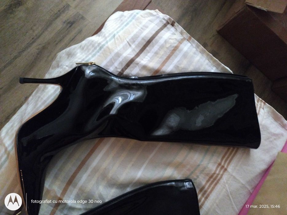 Cizme pe gamba, 39, Paris Texas, lăcuite