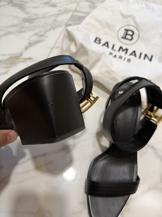 Дамски сандали естествена кожа Balmain Sandals - Calf-skin leather
