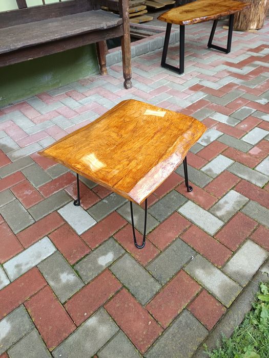 Masa cafea  cu picioare metalice