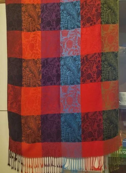 Шал Pashmina с размери 65/220 см