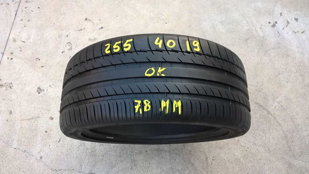 O anvelopa de vara 255 40 19 michelin pilot sport profil 7,8 mm