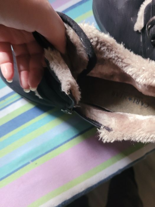 Женские замшевые ботинки