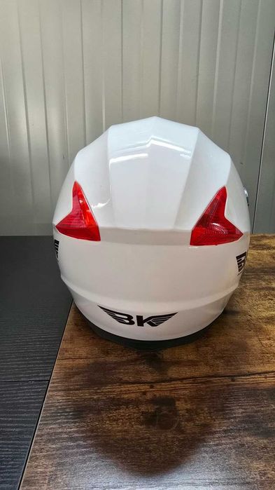 Casca Moto/Scuter/ATV, viziera dubla, marime universala, Alb