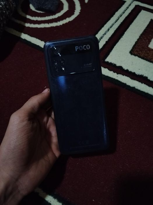 POCO M4 PRO XOTIRA:8.256gb ochilmagan telefon aybi karobka dakumen yuq