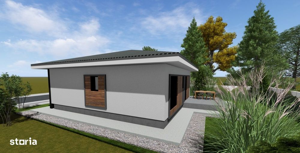 Casa parter - 3 camere - proiect in exclusivitate