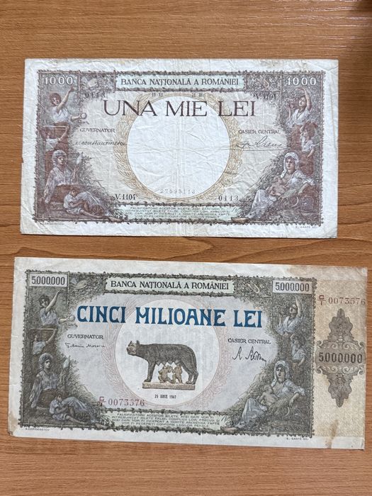 Bancnote romanesti 1938-1947 lei