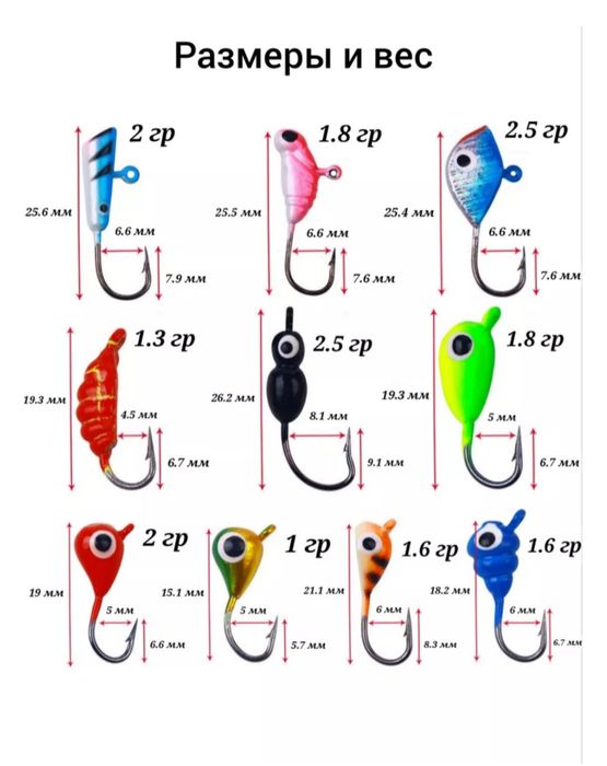 Мормышки для зимней рыбалки