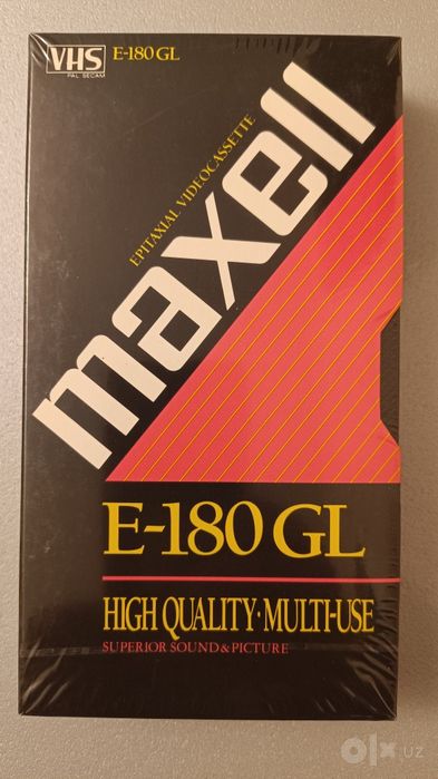 Касеты VHS Maxell запечатанные