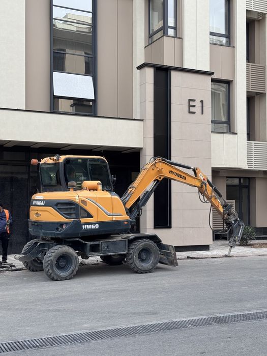 Аренда экскаватора w60.Мини рачок.Услуги мини экскаватора