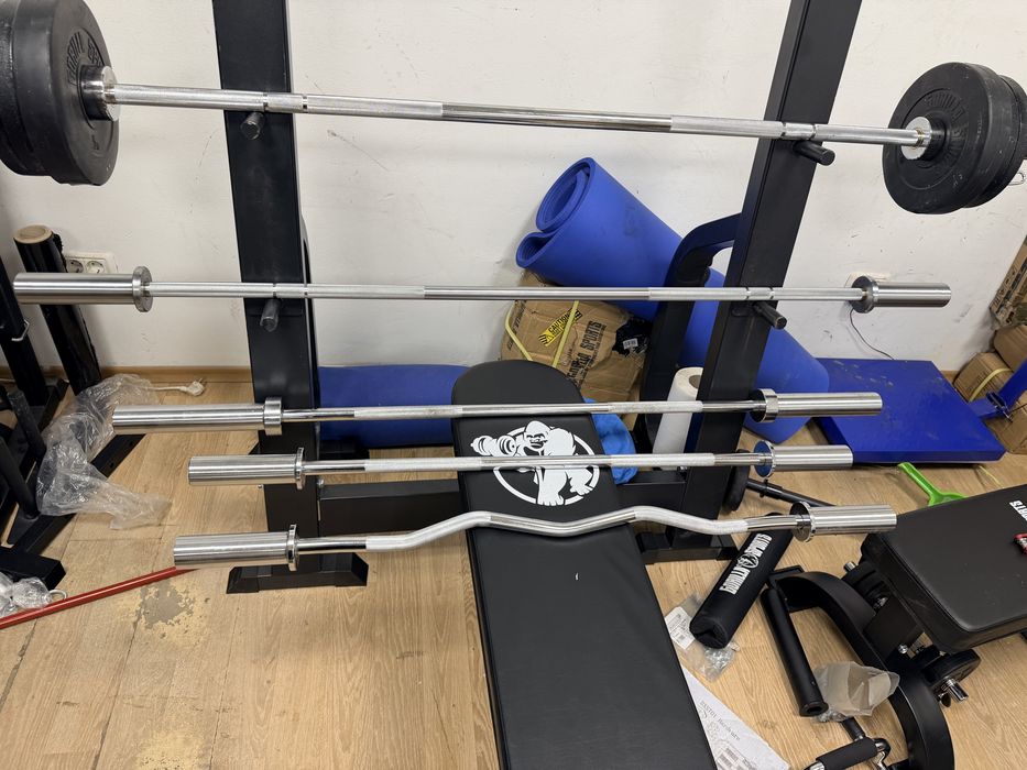 Bari olimpice 50 mm noi, de la 120 cm. Pana la 220 cm si 20 kg si z