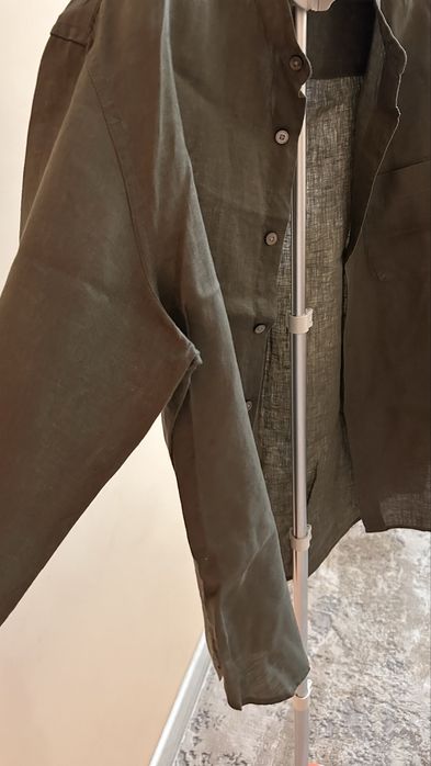 Льняная рубашка Uniqlo (100% лен)