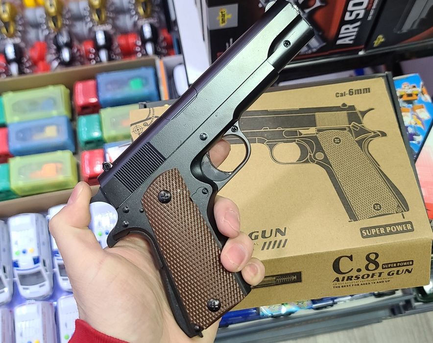 Оптом пистолет игрушечный air soft gun