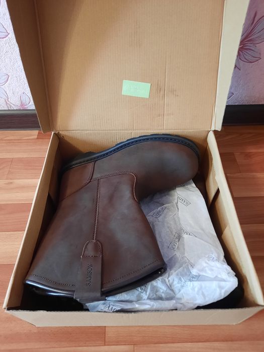 Сапоги рабочие кожаные (Англия)